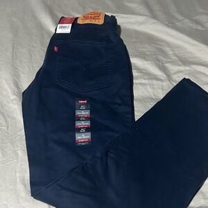 Levi's older boys/ Men's Dark Blue Slim Jeans